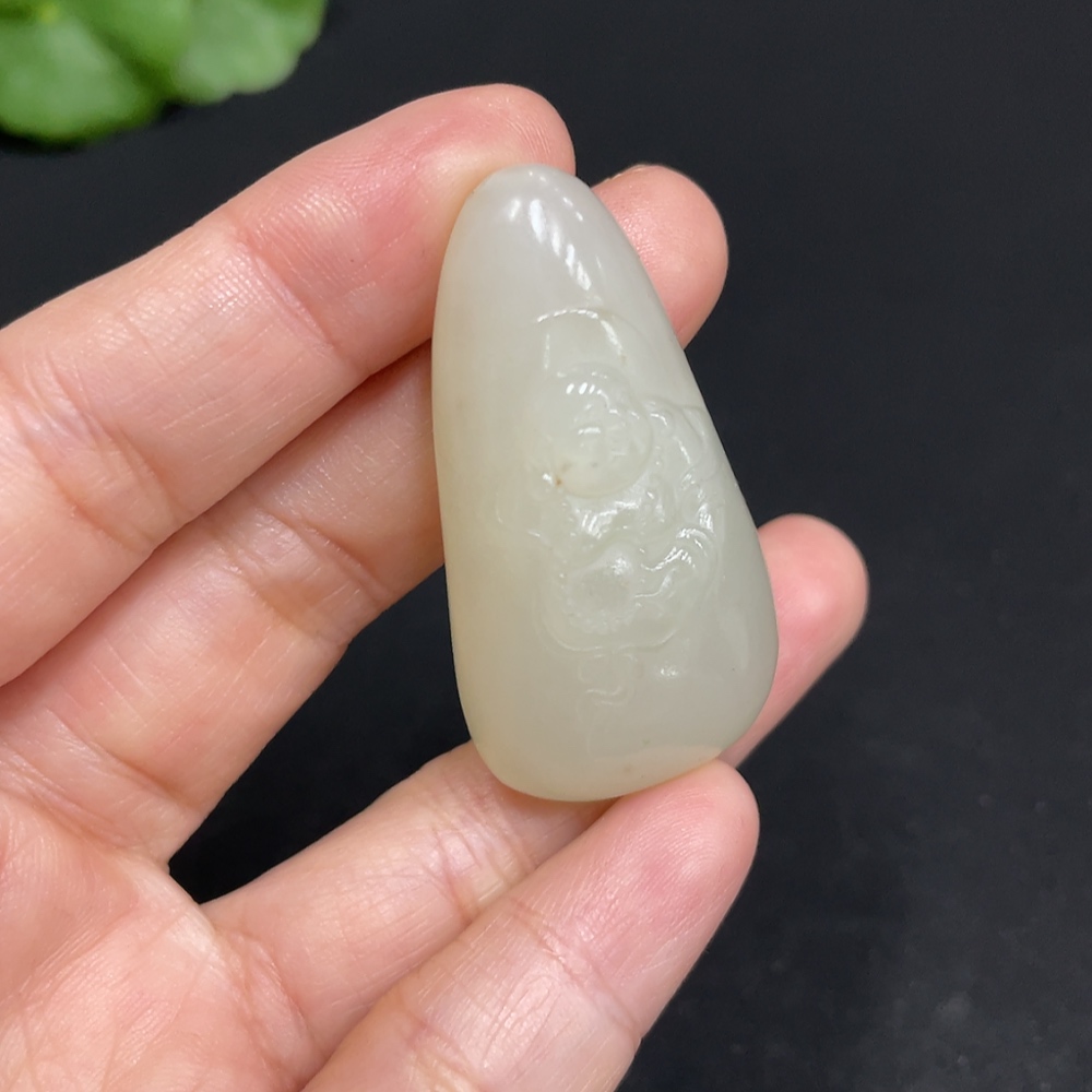 H34051785 Hetian Jade Pendant - Buddha Figure, Total Weight Approx. 21g