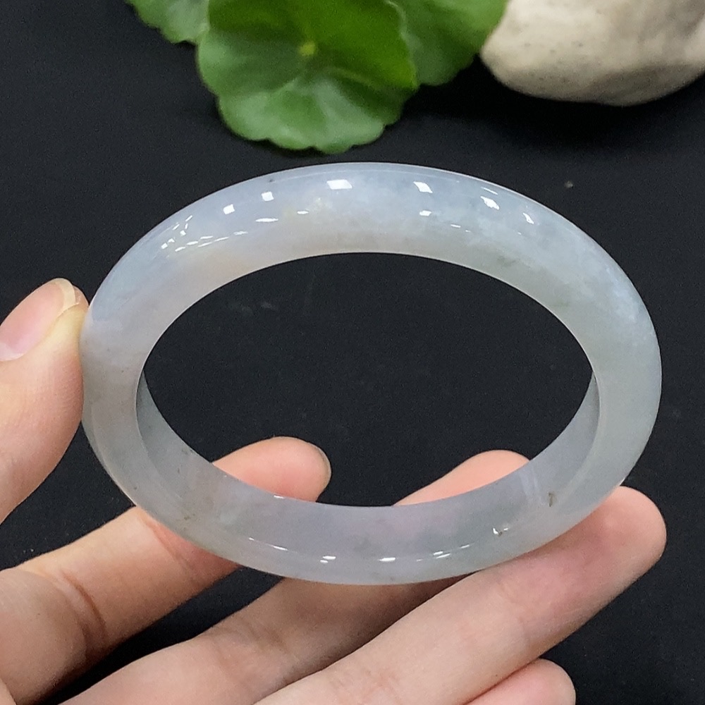 F35091743 Jadeite Round Bangle Size 55 Total Weight Approx. 43.83g
