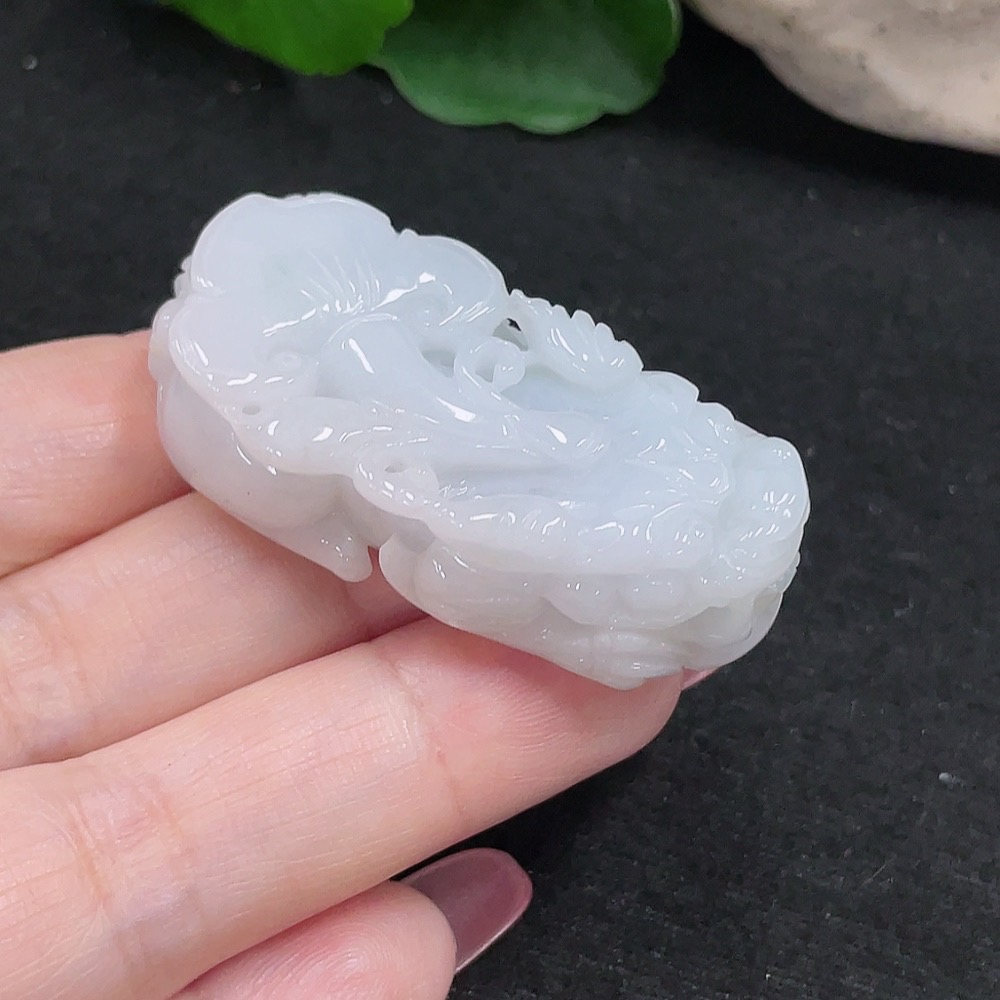 F33826579 Jadeite Pi Xiu Pendant, Total Weight Approx. 29.8g