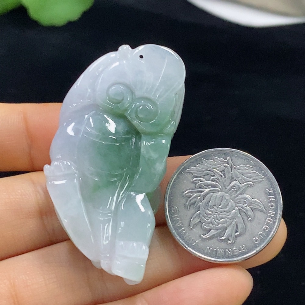 F32790003 Jadeite Pixiu Pendant Total Weight Approx. 36.95g