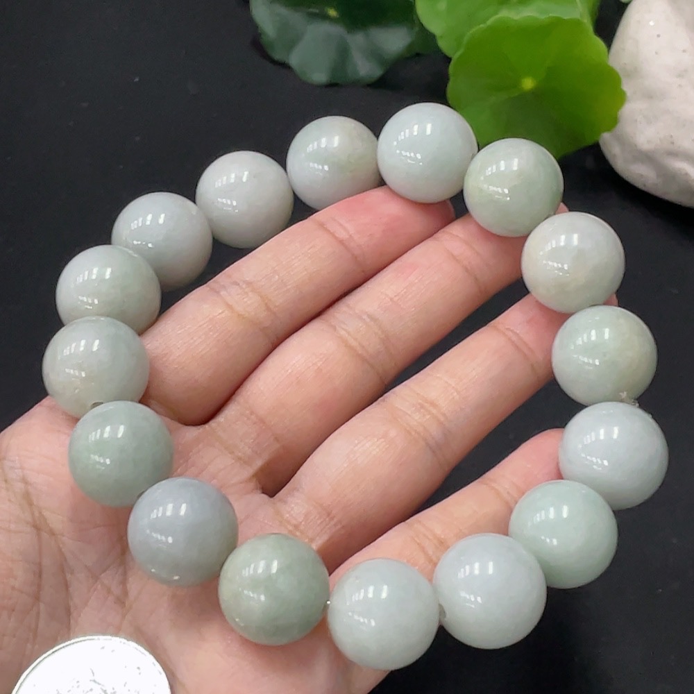 F20298768 Jadeite Bracelet Approx. 16.5mm Total Weight 125.323g