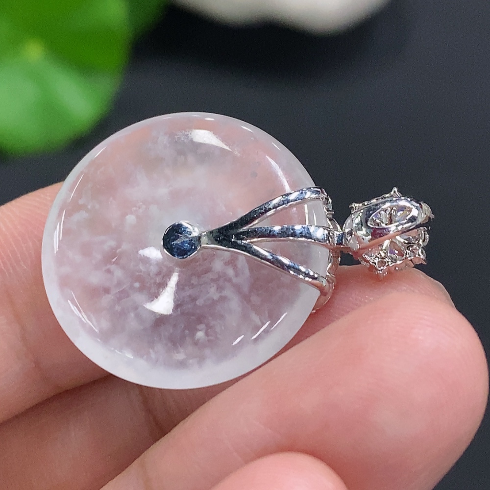 F26007044 Jadeite Safety Buckle with 18K Gold Buckle Head, Total Weight Approximately 4.5g