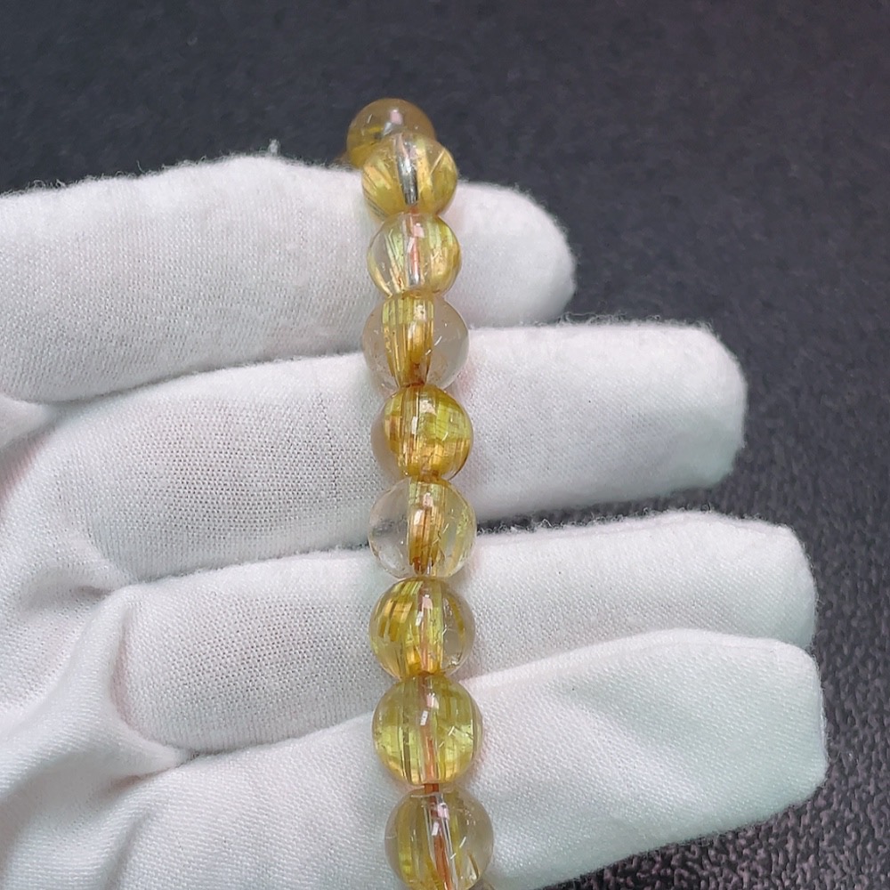 C34006900 Crystal Bracelet Total Weight Approx. 22.39g Size About 8.6mm