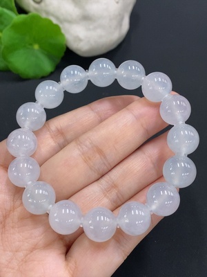 F28191210 Jadeite Bead Necklace Approx. 11.6mm Total Weight Approx. 45g