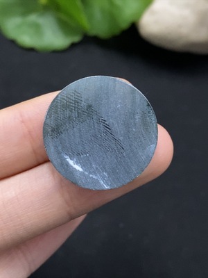 F36278920 翡翠无事牌镶嵌件 毛货 货品总重约4.75g