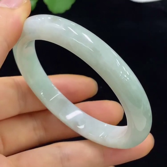 F34024719 Jadeite Round Bangle Size 54.6 Total Weight Approx. 42.76g