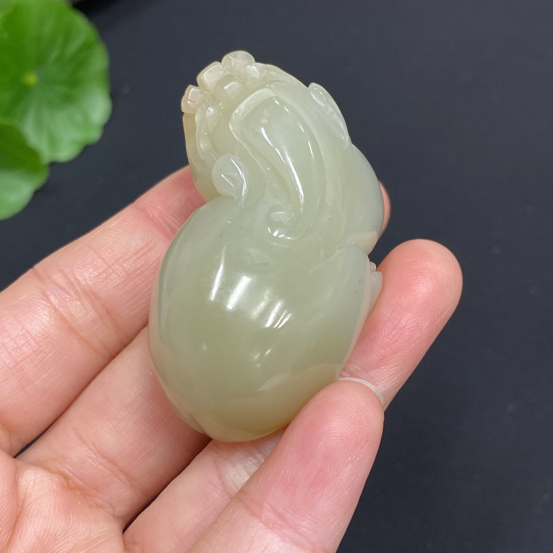H24782135 Hetian Jade Pendant, Auspicious Beast, Total Weight Approx. 46.4g