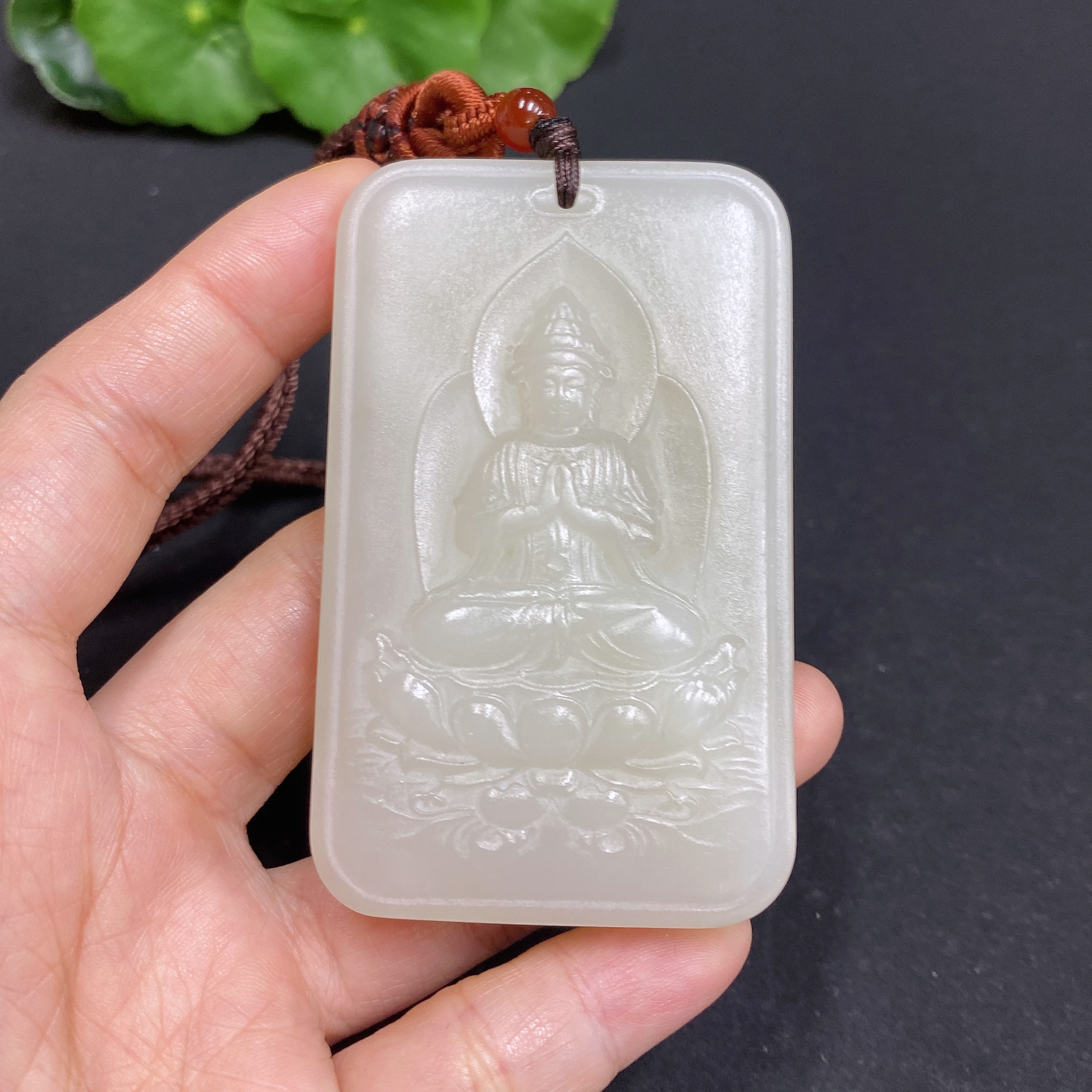 H33844773 Hetian Jade Pendant Guanyin