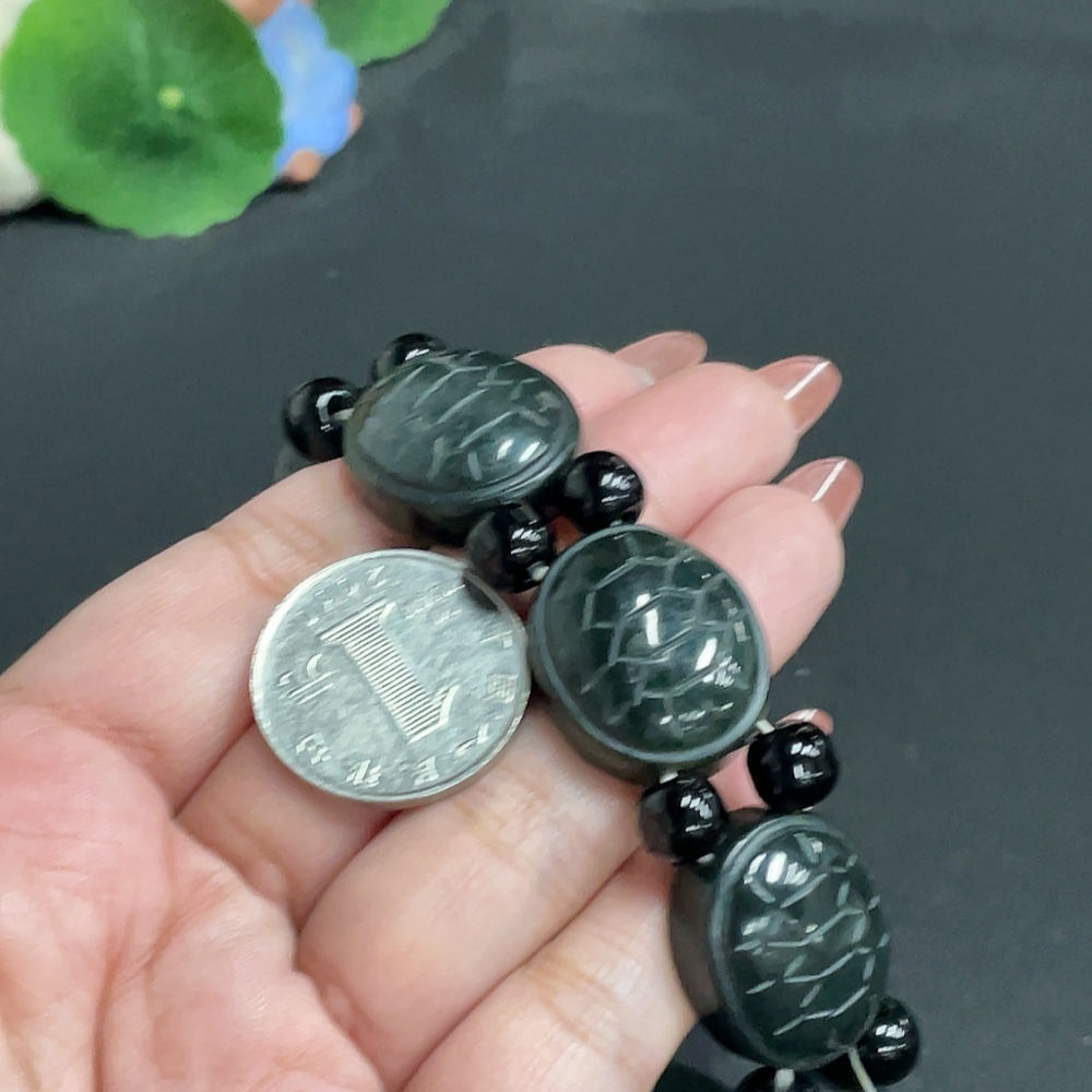 H34055229 Hetian Jade Wealth and Prosperity Bracelet