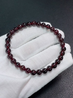 C32743662 Garnet Bracelet Total Weight Approx.21.34g Size About 6.8mm