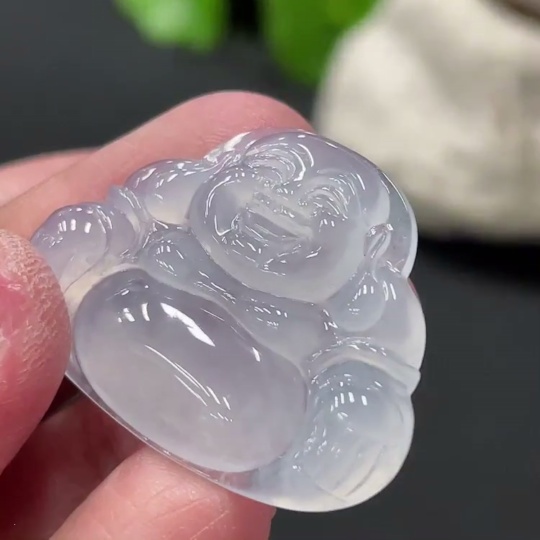 F33909914 Jadeite Pendant Buddha, Total Weight Approx. 5.5g