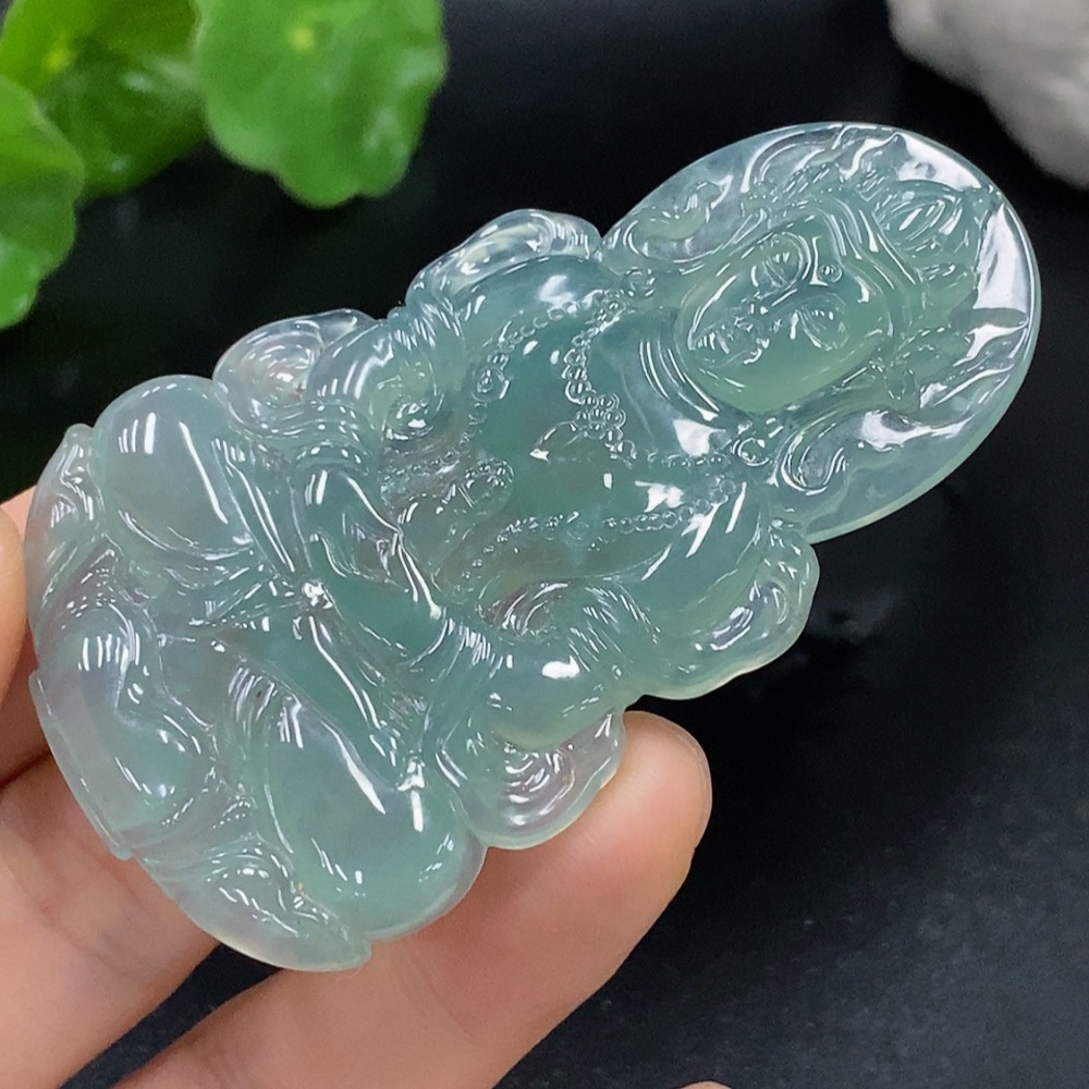 F27143331 Jadeite Tara Pendant Total weight about 27.11g
