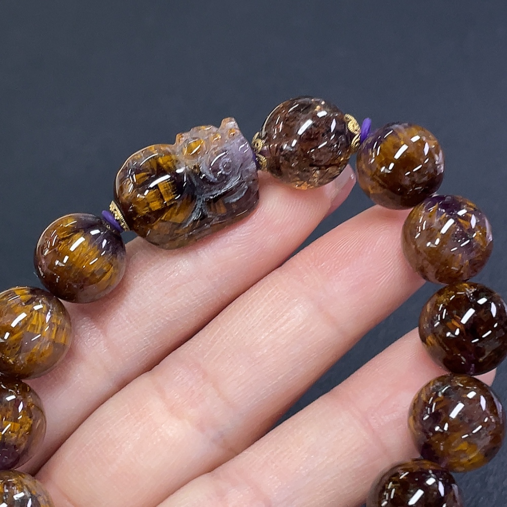 C27051711 Crystal Bracelet Total Weight Approx. 40.78g Size 11.9-12.4mm Non-Gold