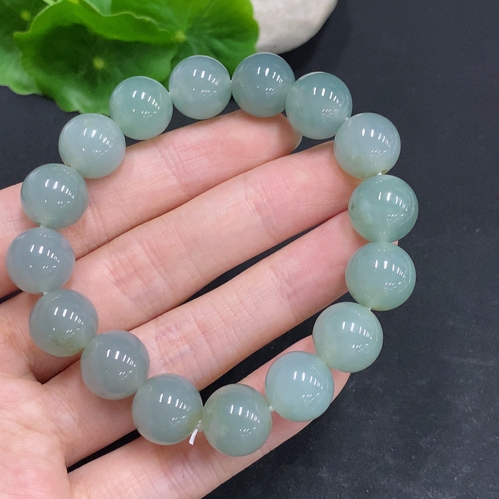 F33832176 Jadeite Bracelet Total Weight Approximately 48.2g Size About 11.9mm