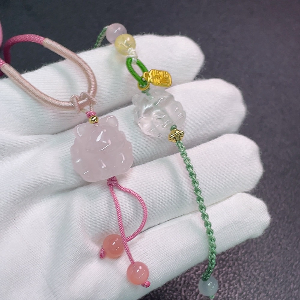 C33852090 Crystal Necklace Non-Gold Total Weight Approx. 13.46g With Rope Wholesale Lot