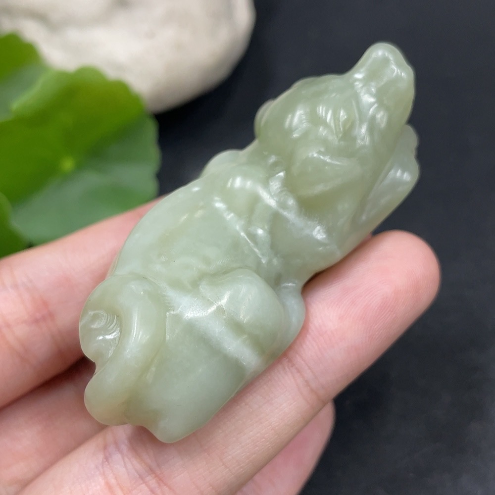H31617103 Hetian Jade Pendant - Prosperity, Total Weight Approx. 48.1g