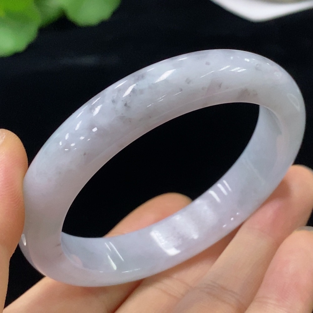 F32730640 Jadeite Round Bangle 53.7 Inner Diameter Total Weight Approx. 48.27g