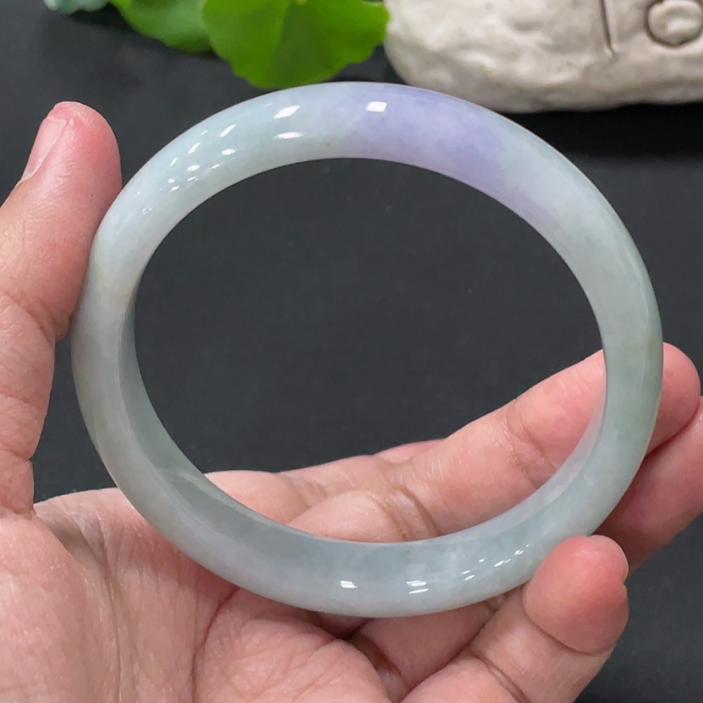 F33876063 Jadeite Round Bracelet Size 58mm Total Weight Approx. 47.94g With Break