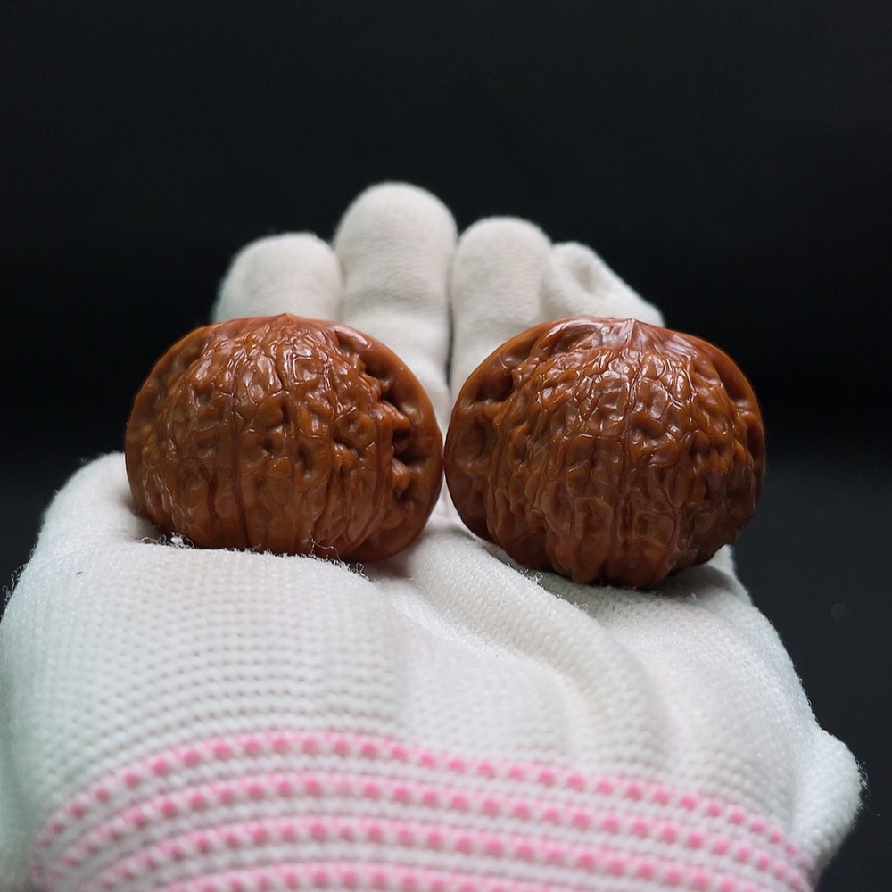 W34993799 Walnut Disc-shaped Total Weight Approx. 30.99g Size About 39.6mm