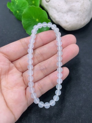 F45425847 翡翠手串 卡5mm左右  货品总约重8.3g