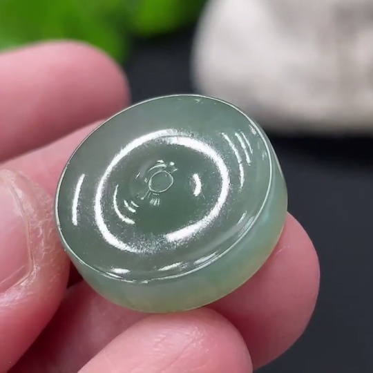 F26974987 Jadeite Peace Pendant, Total Weight Approx. 2.77g
