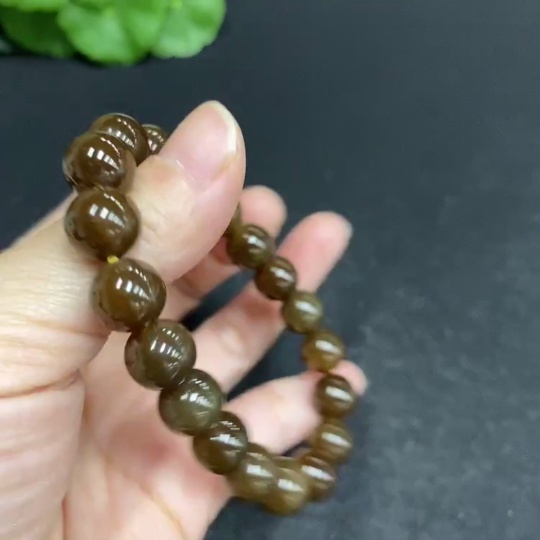H33902730 Hetian Jade Bracelet Approx. 9.5mm Total Weight Approx. 26.8g