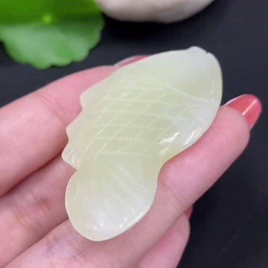 H34016937 Hetian Jade Pendant - Abundance Year after Year, Total Weight Approx. 19.6g