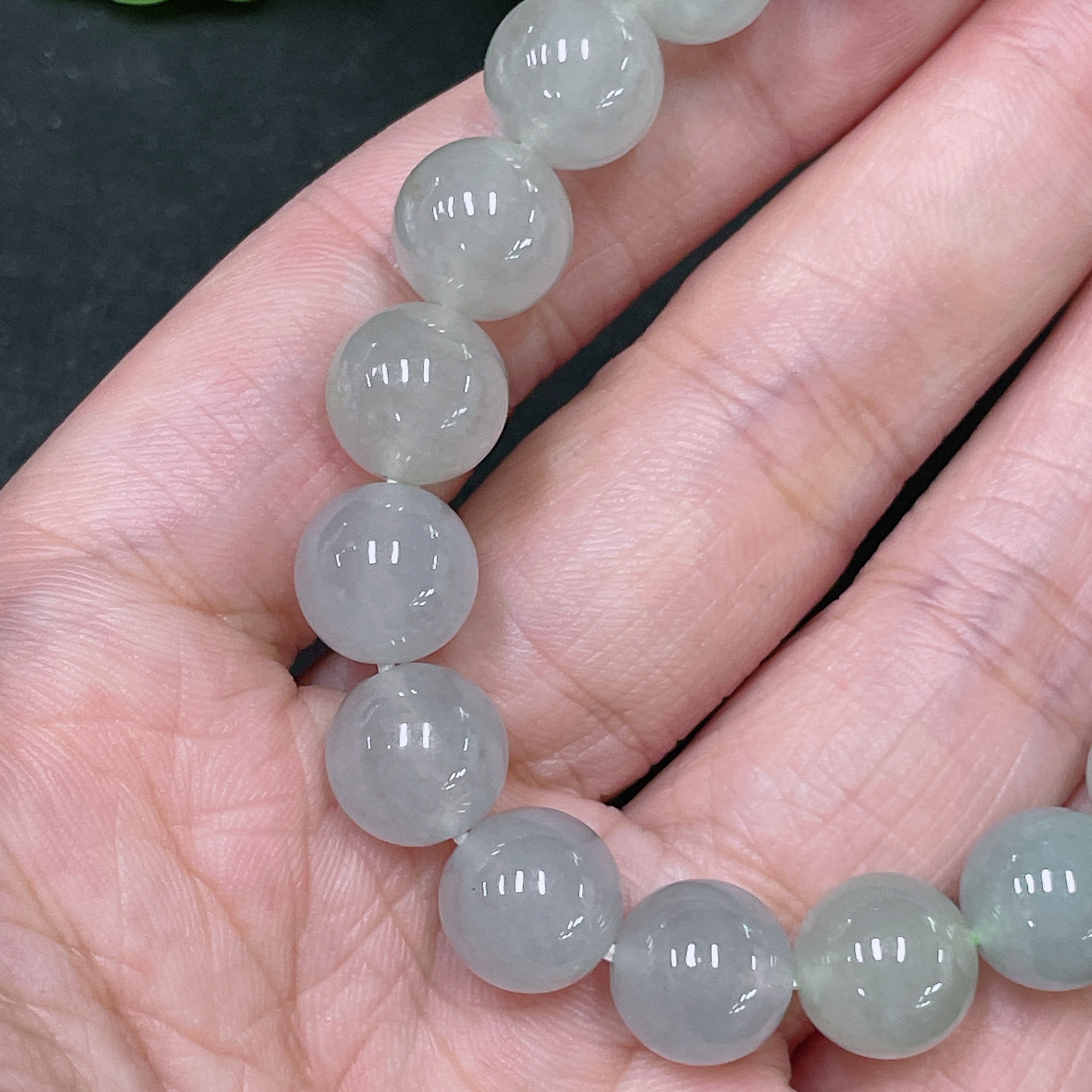 F34985012 Jadeite Bracelet Total Weight Approx. 31.08g Size 10mm