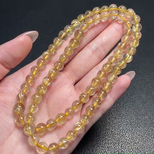 C34008868 Crystal Bead Strand Total Weight Approx. 38.85g Size About 7.2mm