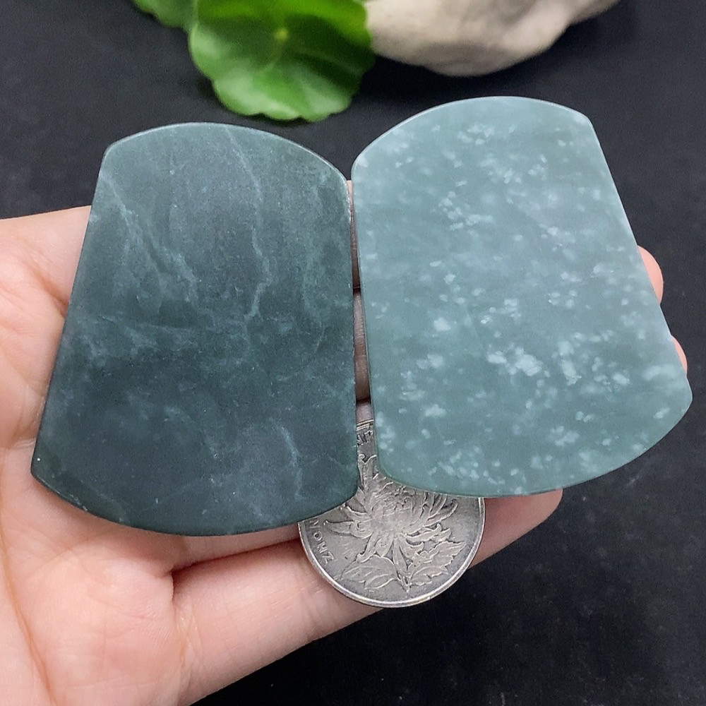 F34056080 Jadeite Plain Pendant Setting Rough Sell as a Lot
