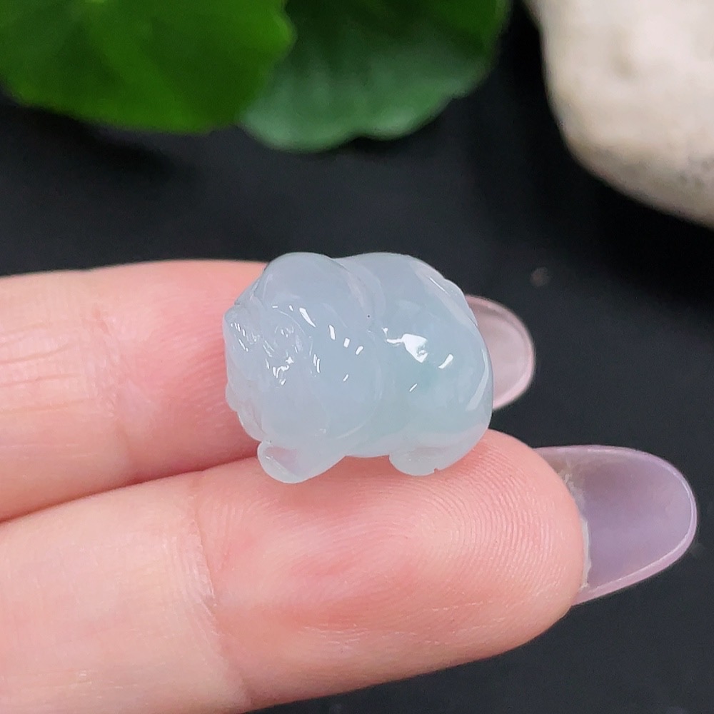 F34966628 Jadeite Pig Pendant, Total Weight About 4.7g