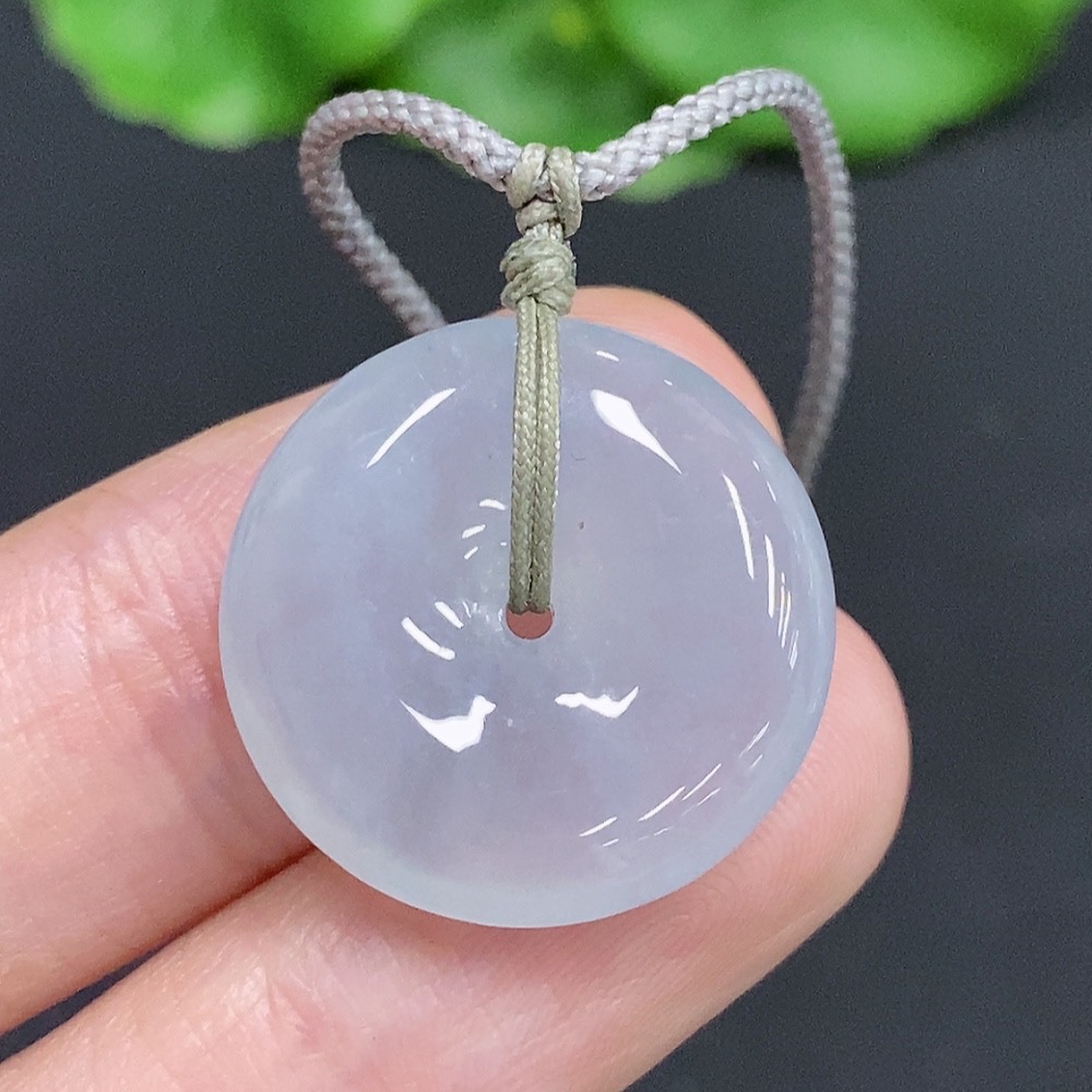 F30490315 Jadeite Safety Buckle Total Weight Including Rope Approx. 4.9g