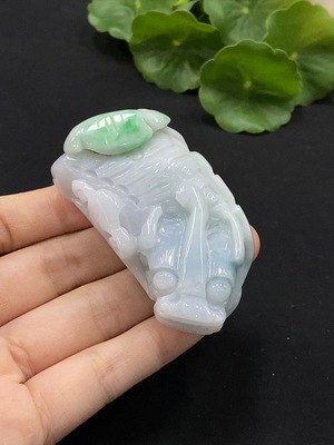 F36247517 翡翠貔貅挂件 货品总重约92.63g
