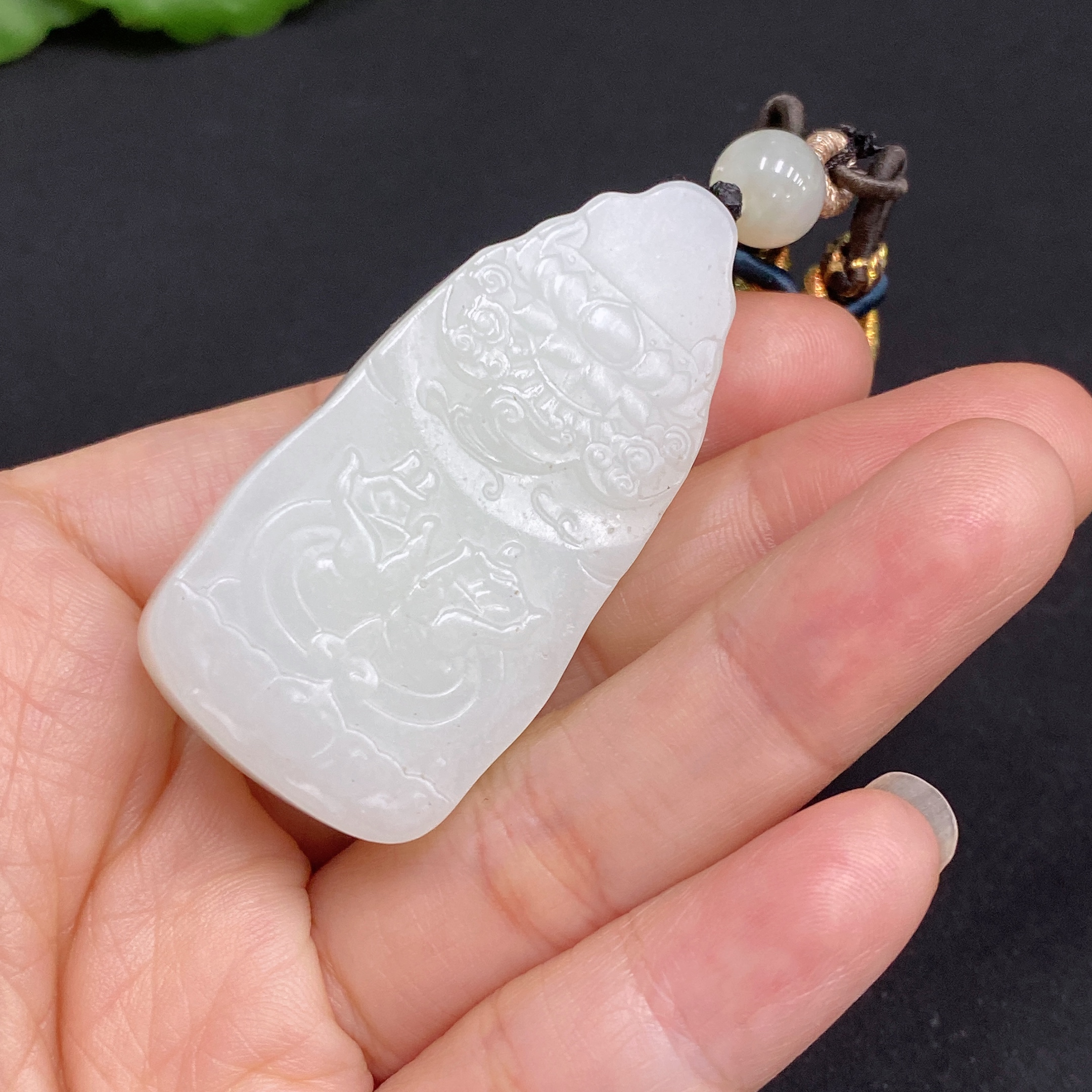 H34970984 Hetian Jade Pendant Guanyin