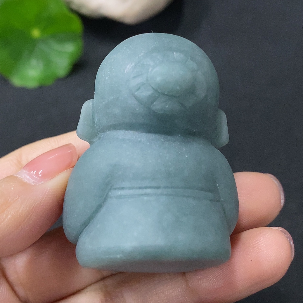 F35088518 Jadeite Rough Carving - God of Longevity, Total Weight Approx. 79.38g