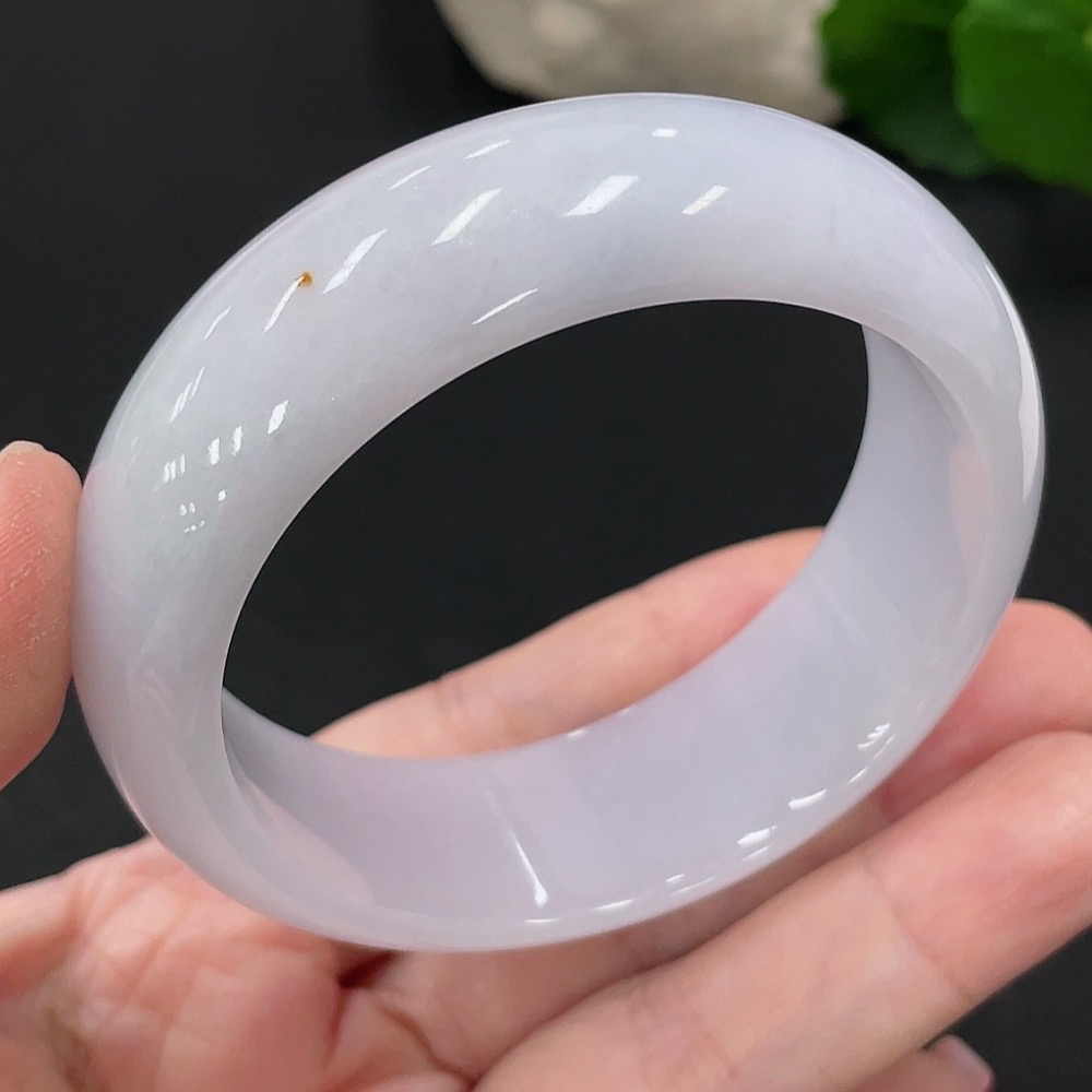 F25905734 Jadeite Round Bangle Size 54.5 Total Weight Approx. 76g