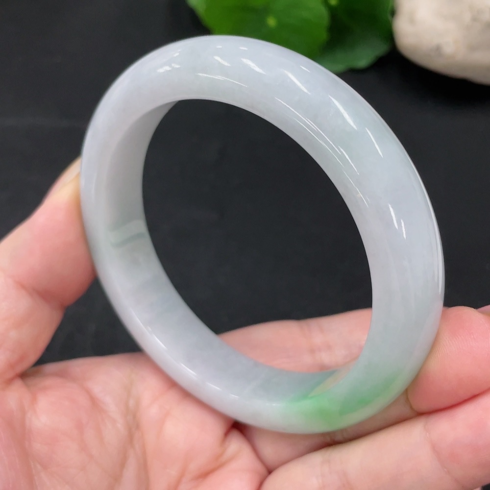 F34012803 Jadeite Round Bangle Size 58 Total Weight Approx. 66g
