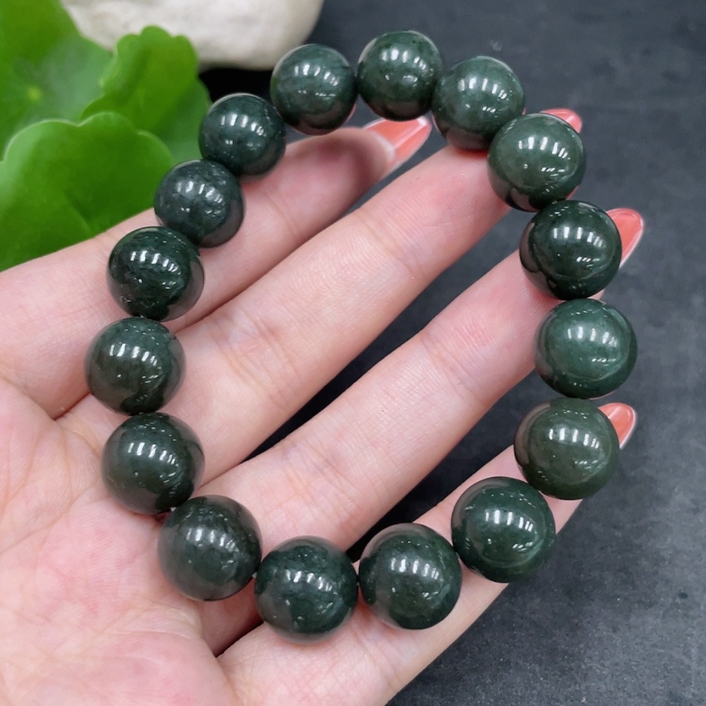 H34960842 Hetian Jade Bracelet, Approx. 12mm, Total Weight Approx. 43.9g