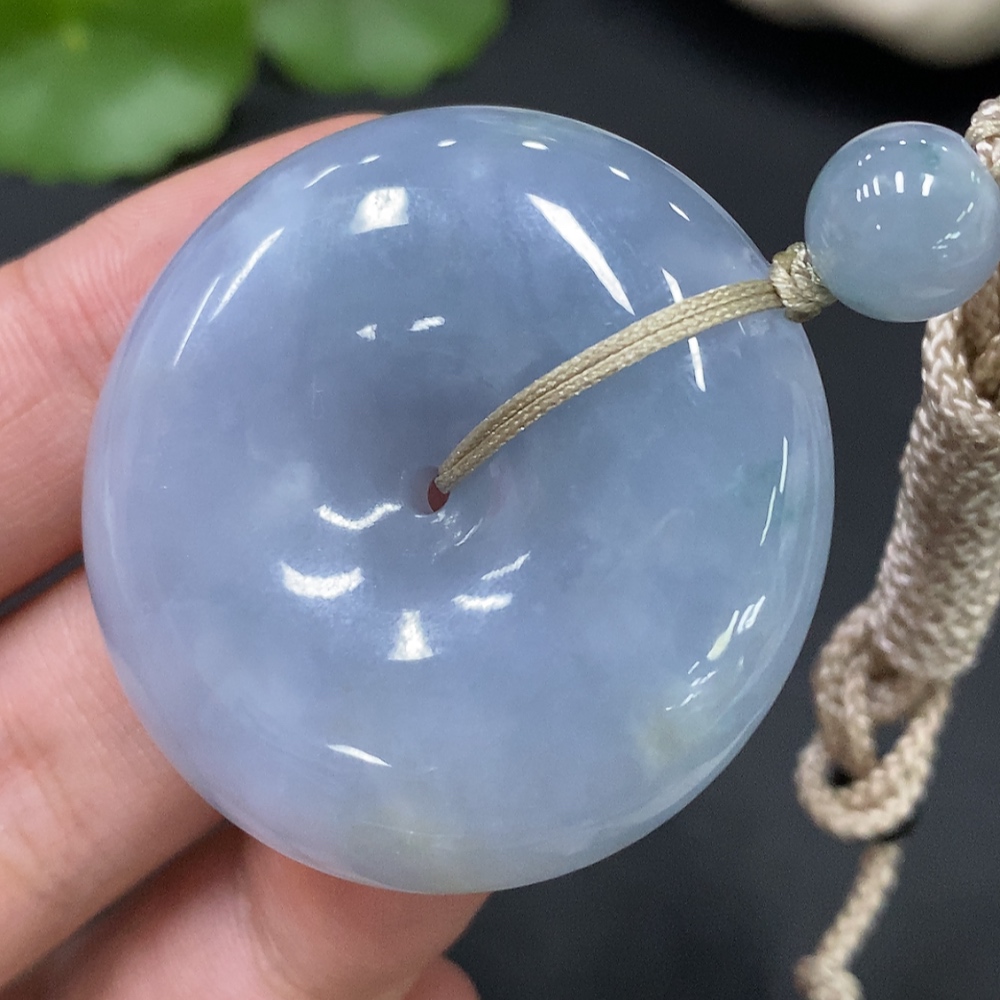 F27122999 Jadeite Safety Buckle Pendant, Color Origin Undetermined, Total Weight Approx. 35.29g