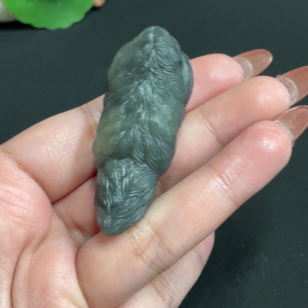 H35100381 Hetian Jade Pendant, Total Weight Approx. 36g, Undetermined Skin Color Origin