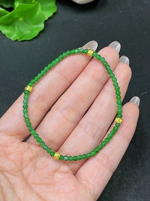 F35105609 Jadeite Bracelet Non-Gold Total Weight About 3.36g Size About 3mm