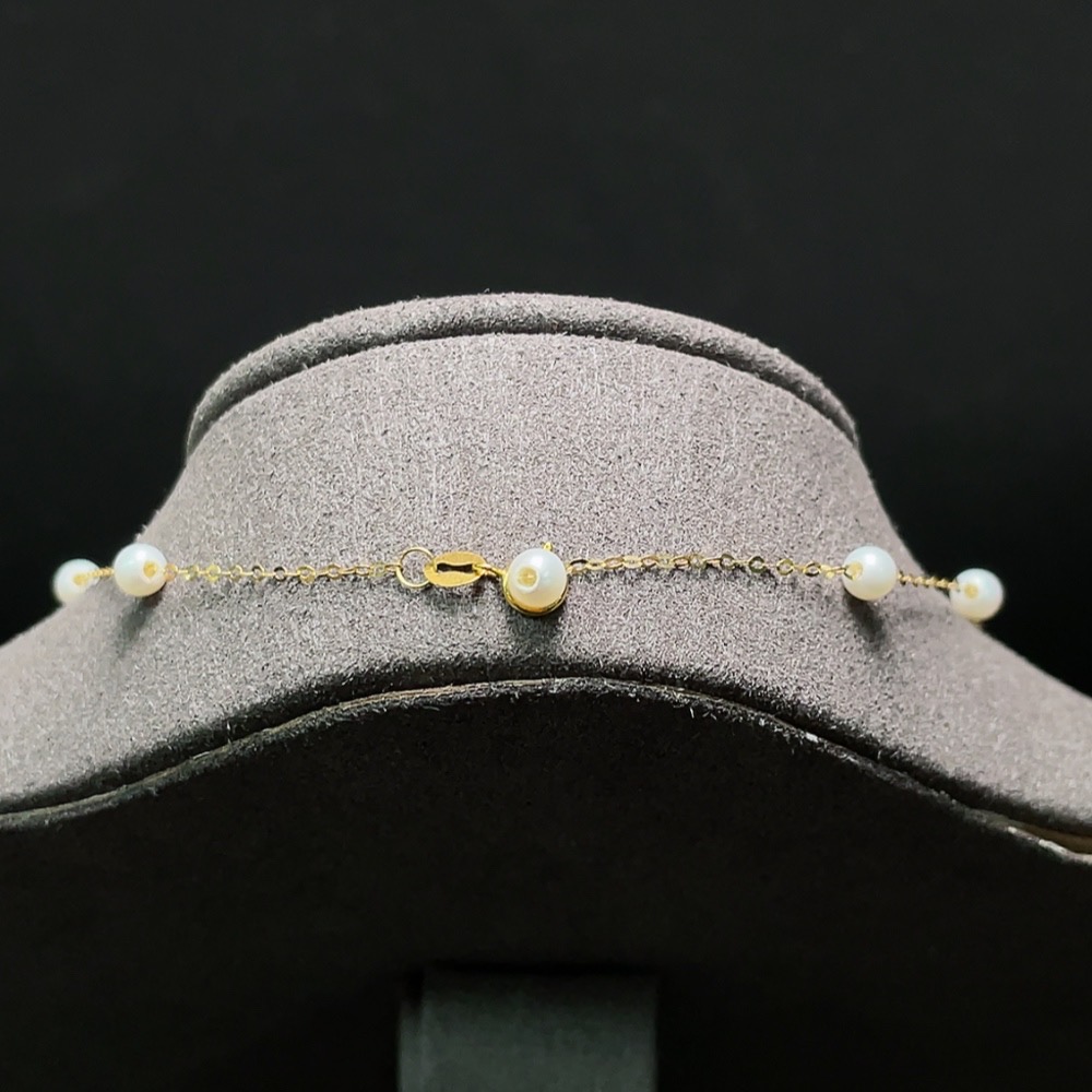 C27167805 Pearl Necklace Total Weight Approx. 1.49g Stone Size 3.6mm 18K Gold
