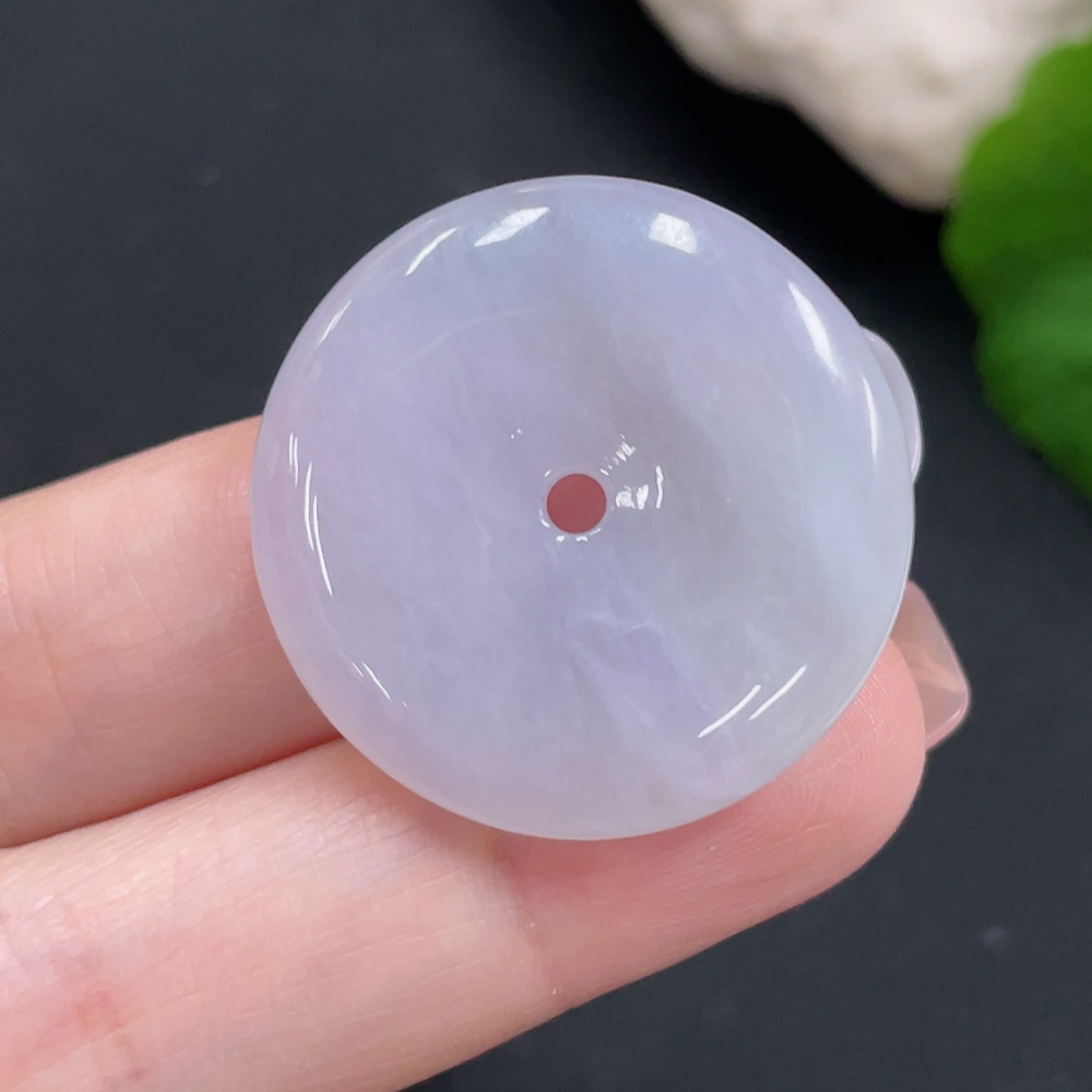 F27138441 Jadeite Pendant Peace Buckle Total Weight Approx. 8.2g