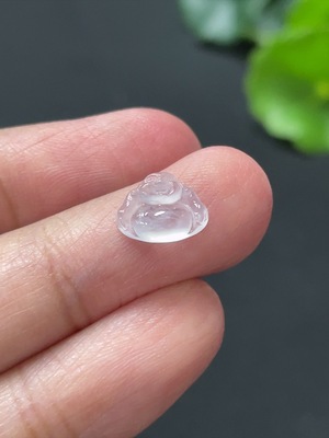 F30449446 Jadeite Buddha Inlay Piece