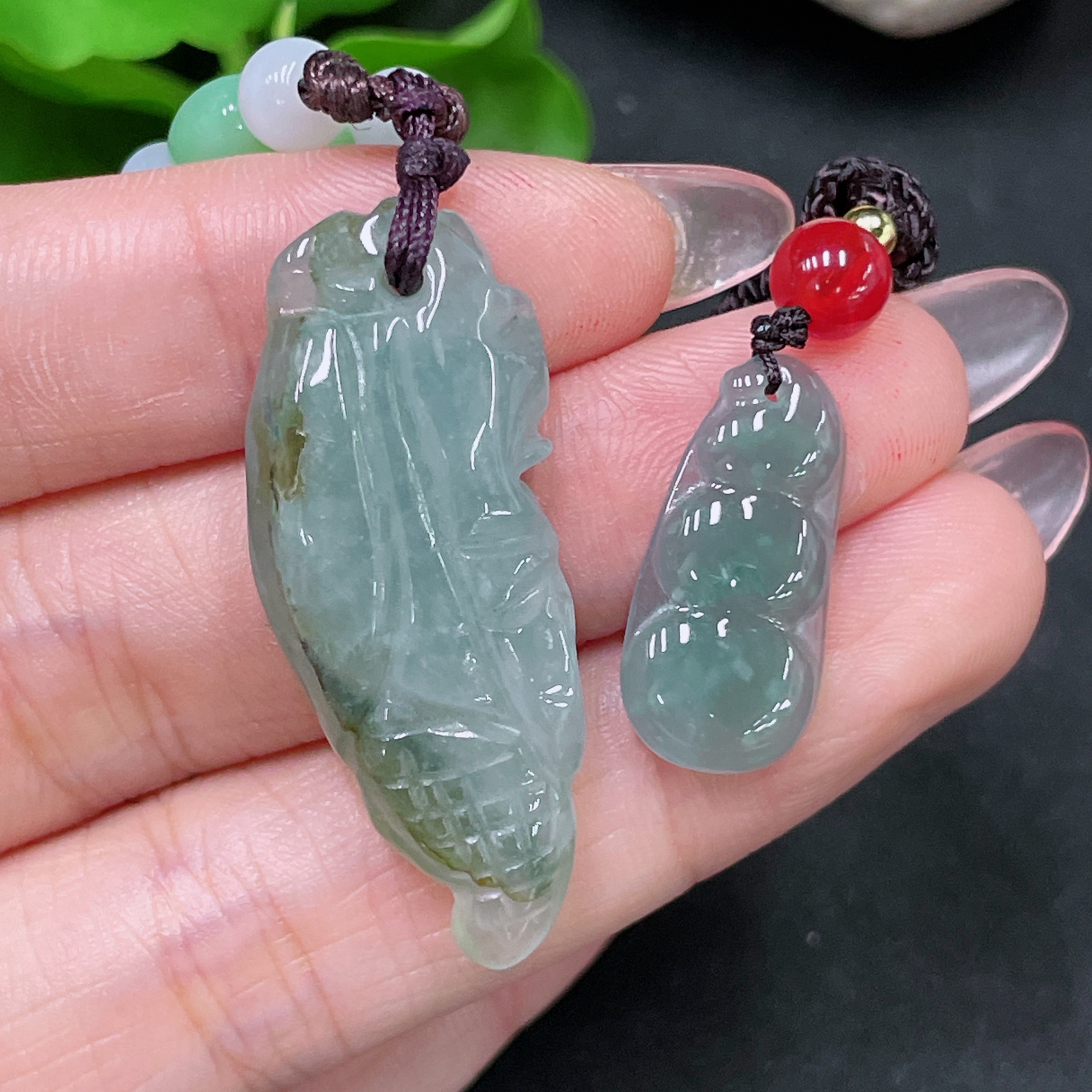 F34959252 Jadeite Pendants Sell as a Lot (Beads Non-A)