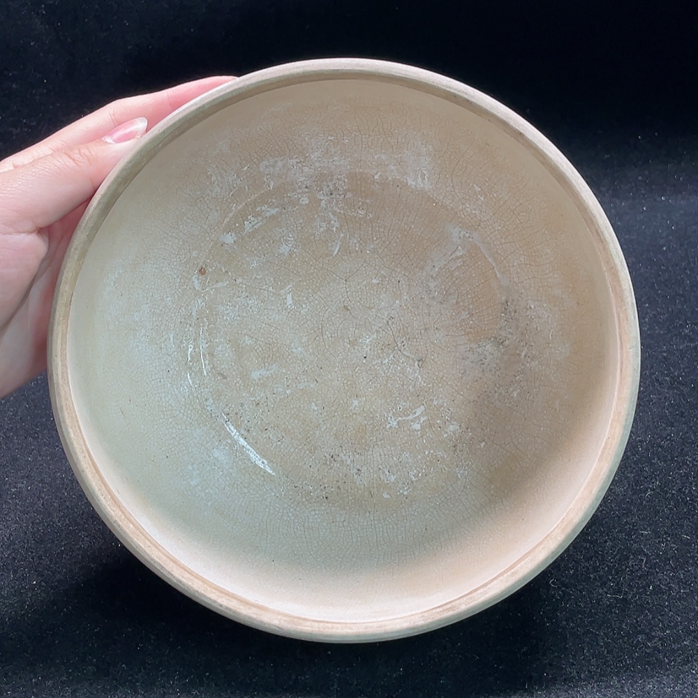 W27078994 Ceramic Blue and White Lidded Box from the Export Period (size as per actual item)