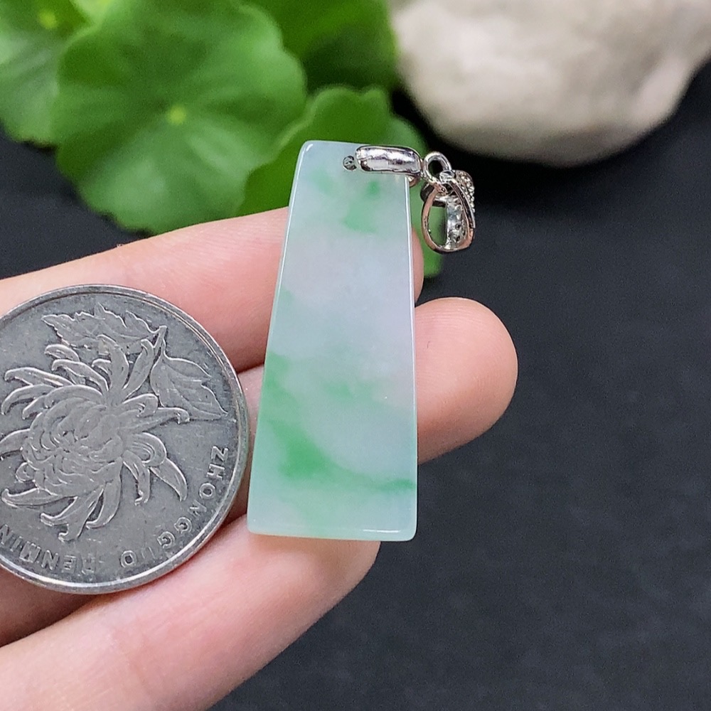 F33895189 Jadeite Plain Pendant Non-Gold Total Weight about 3.4g