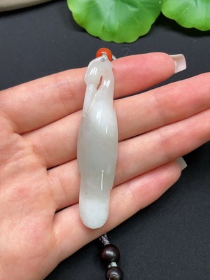 H41916286 独山玉挂件 总重约 13.36g 含绳