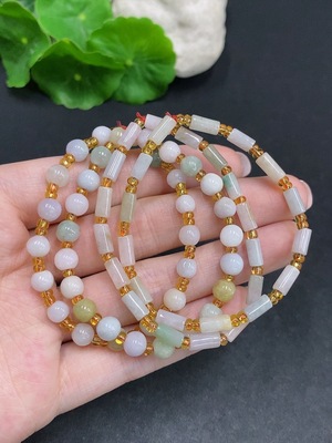 F34035716 Jadeite Bracelet Sell as a Lot with Non-Jadeite Beads