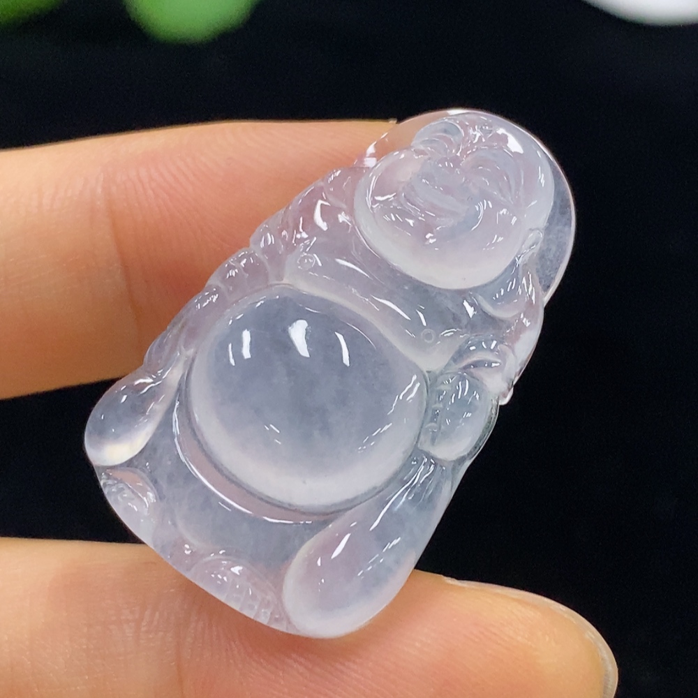 F35114531 Jadeite Pendant Buddha, Total Weight Approx. 5.88g